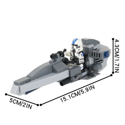 BARC Speeder Bike Custom Star Wars MOC6