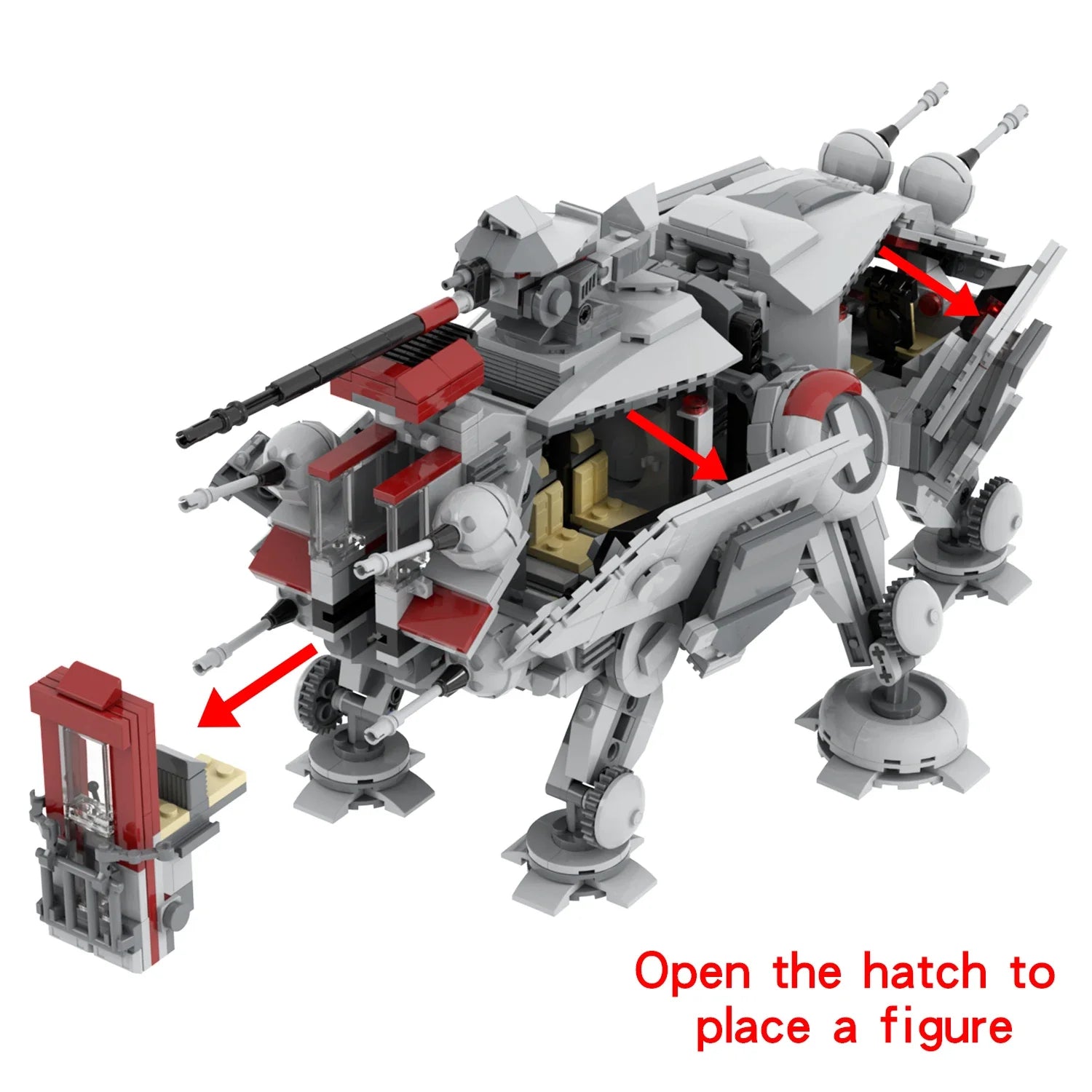 All Terrain Tactical Enforcer (AT-TE) Custom Star Wars MOC6
