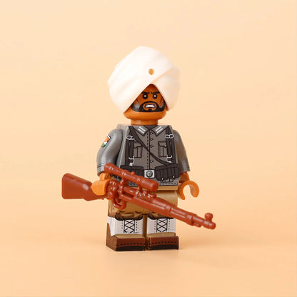 WW2 Indian Legion Soldier Custom Military Minifigure4