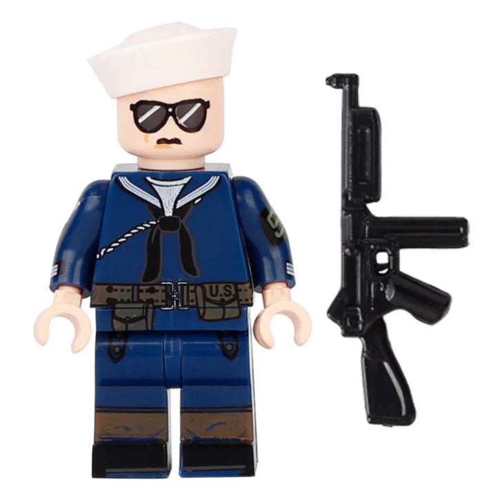 US Navy Soldier (Shore Patrol) Custom Military Minifigure1
