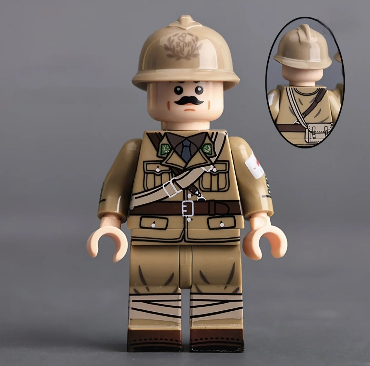 WW2 French Army Medic Soldier Custom Minifigure1