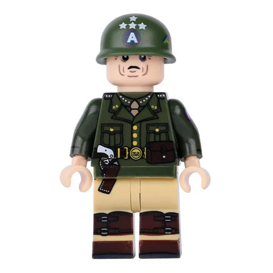WW2 US Army General Patton Custom Minifigure1