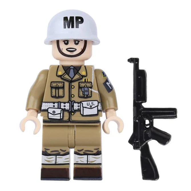 WW2 US Army Rangers Battalion Military Police Custom Minifigure1