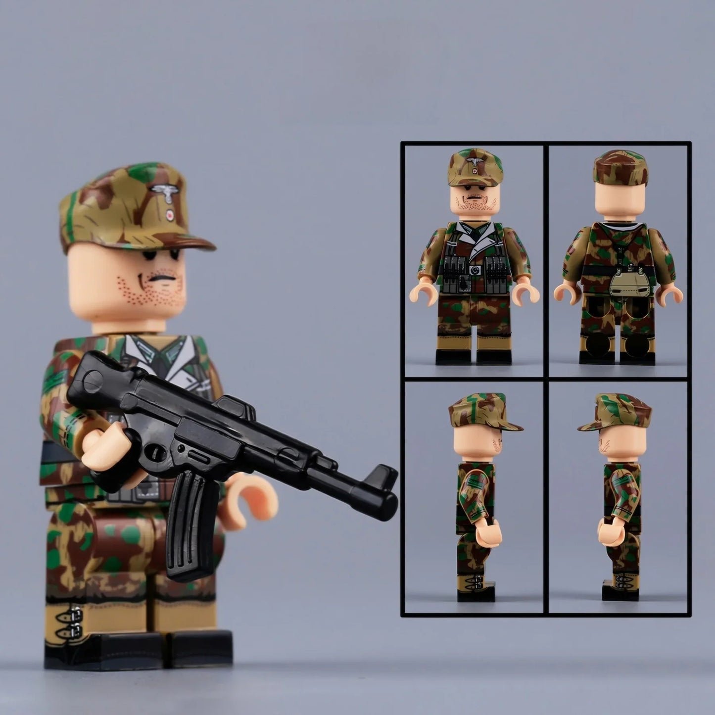WW2 German Paramilitary Infantry Soldier Custom Military Minifigure