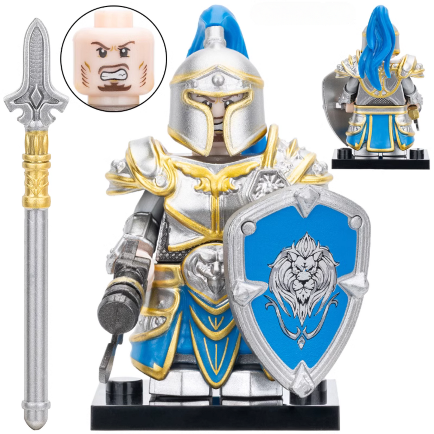 Stormwind City Guard Custom World of Warcraft Minifigure1