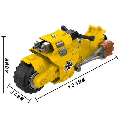 Imperial Fists Space Marine Outriders Warhammer 40K Minifigure2