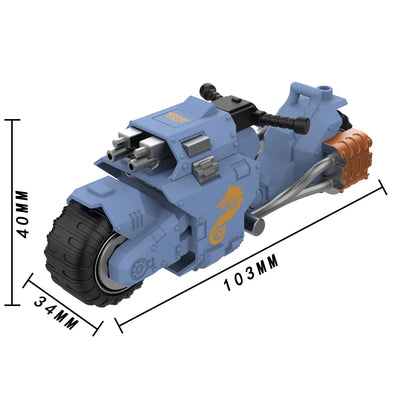 Space Wolves Space Marine Outriders Warhammer 40K Minifigure2