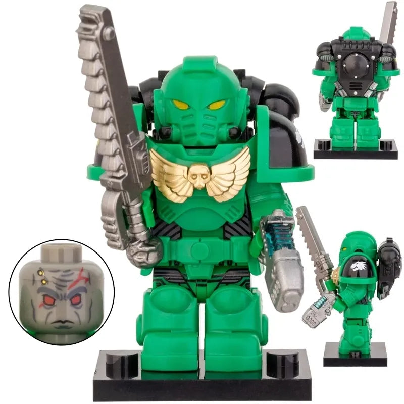 Salamanders Space Marine Warhammer 40K Minifigure1