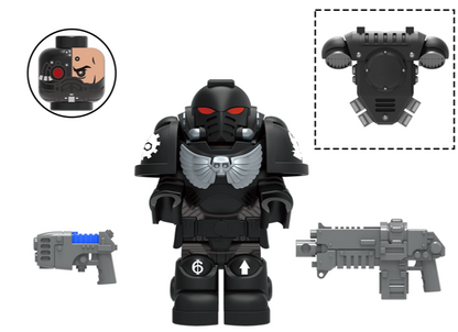 Iron Hands Space Marine Warhammer 40K Minifigure2