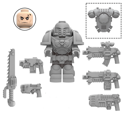 Space Marine (Blank) Warhammer 40K Minifigure2