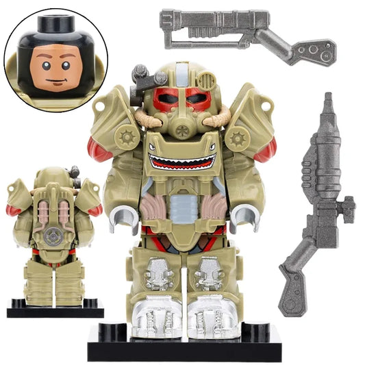 T-60 Power Armor (Hot Rod Shark) Custom Fallout Minifigure1