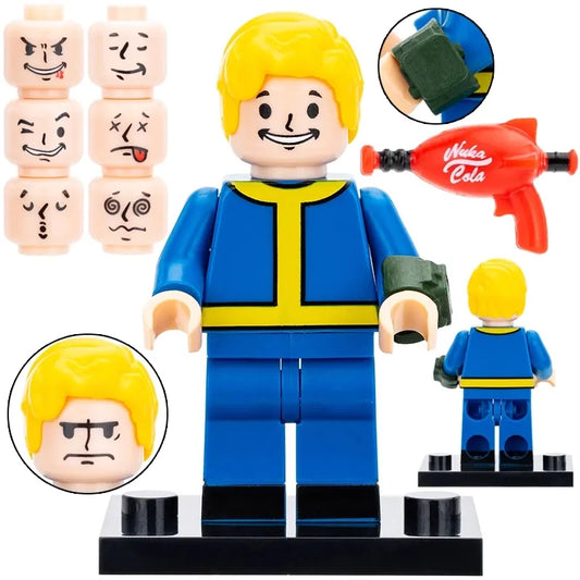 Vault Boy from Fallout Custom Minifigure1