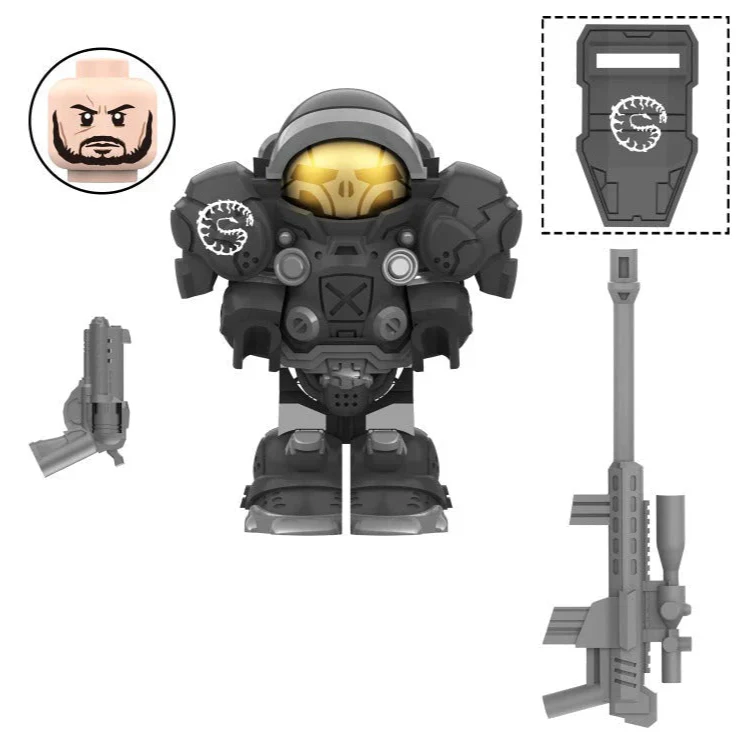 Jim Raynor Custom StarCraft Minifigure1