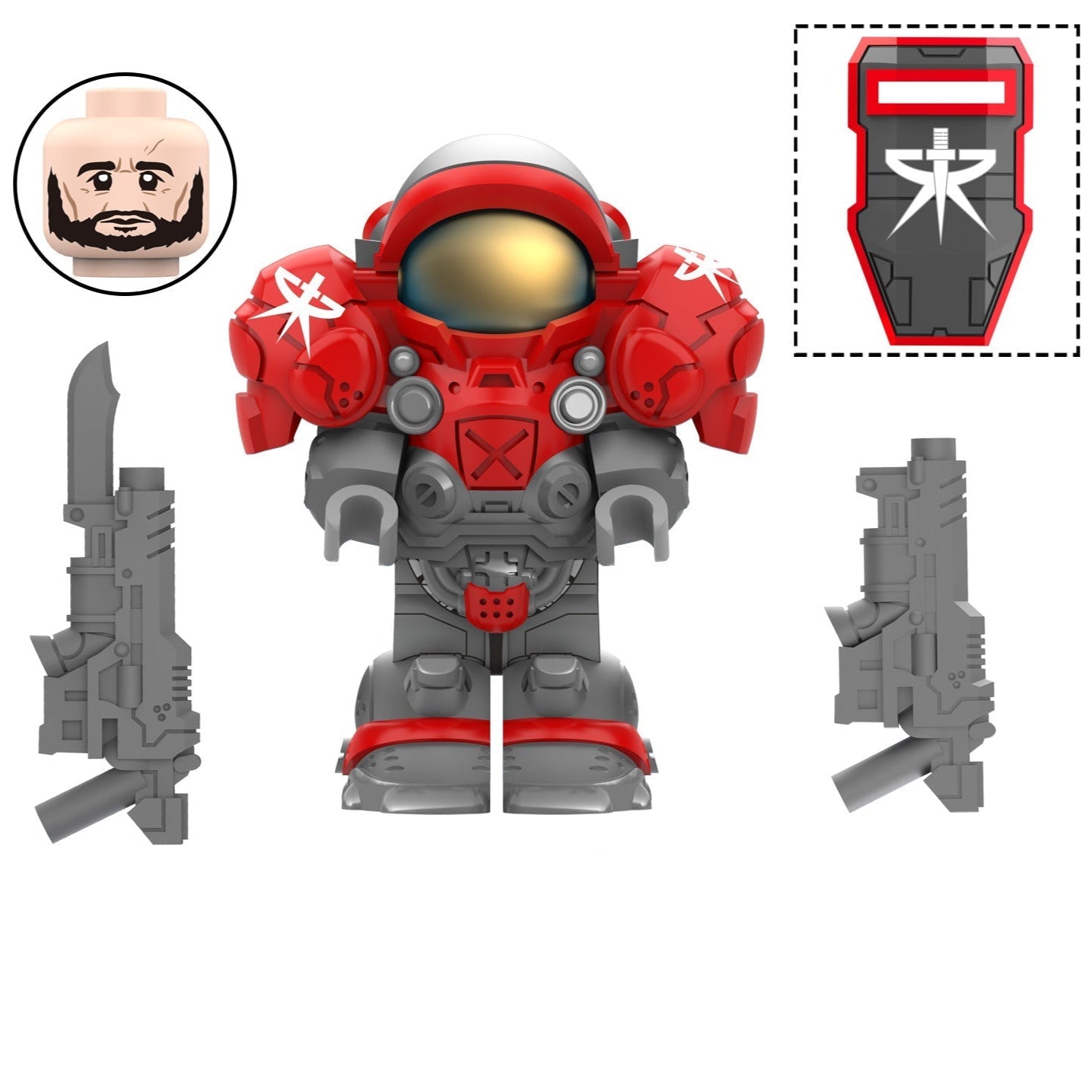 Marine Custom StarCraft Minifigure1