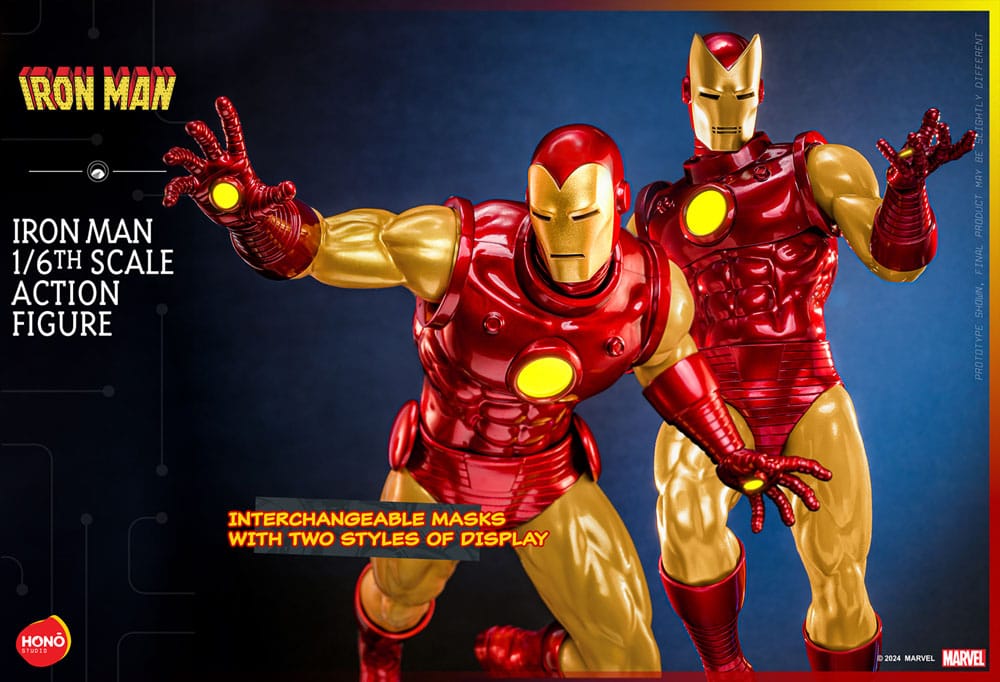 Marvel Action Figure 1/6 Iron Man 32cm19