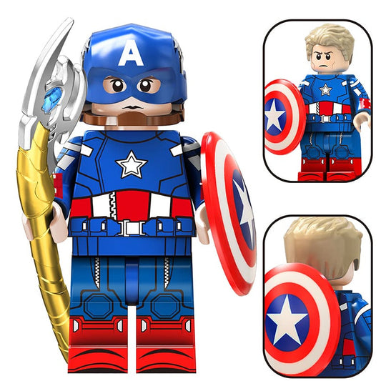 Captain America (Endgame) Custom Marvel Superhero Minifigure1