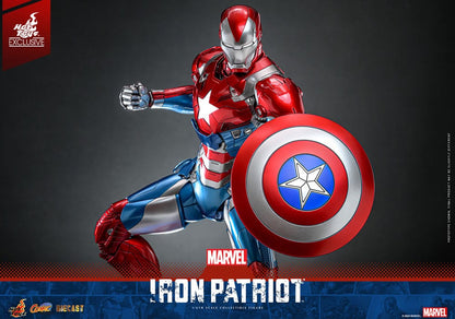 Marvel Comic Diecast Masterpiece Action Figure 1/6 Iron Patriot Hot Toys Exclusive 32cm16