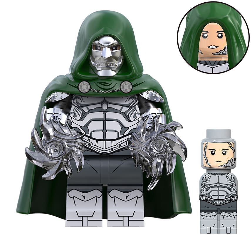Dr Doom (Rise of the Silver Surfer) Custom Marvel Supervillain Minifigure1