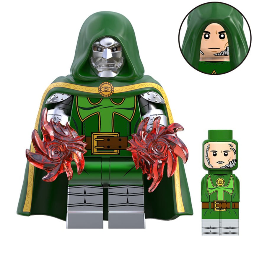 Dr Doom (Sorcerer Supreme) Custom Marvel Supervillain Minifigure1