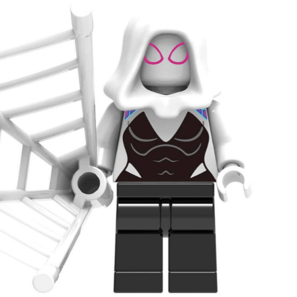 Ghost Spider (Gwen Stacy) Custom Marvel Superhero Minifigure1