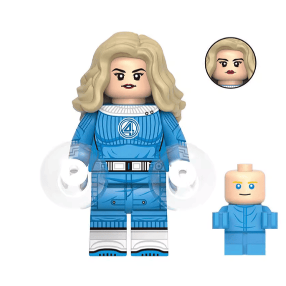 Invisible Woman (Fantastic Four First Steps) Custom Marvel Superhero Minifigure1