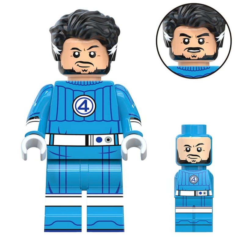 Mr Fantastic (Fantastic Four First Steps) Custom Marvel Superhero Minifigure1