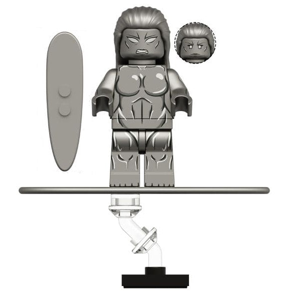 Silver Surfer (First Steps) Custom Marvel Superhero Minifigure1
