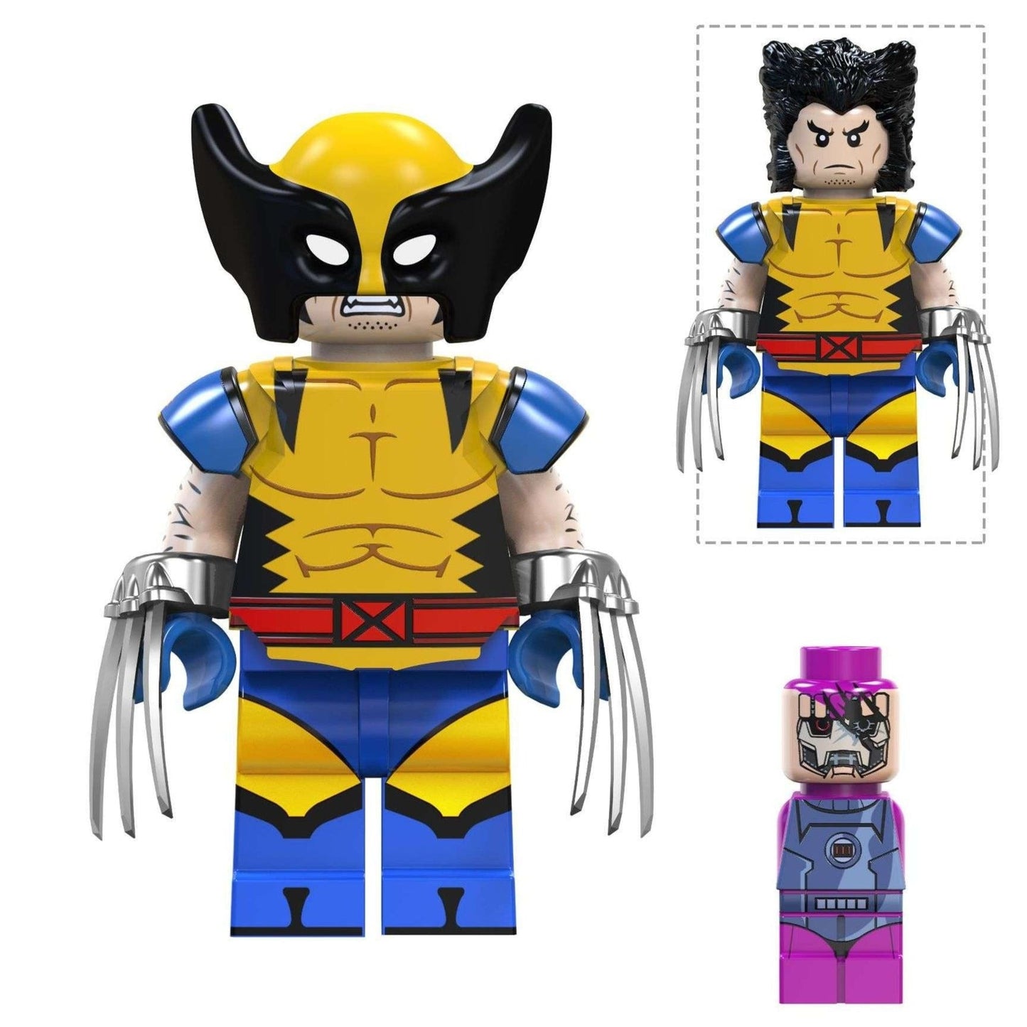 Wolverine (Classic) Custom Marvel Superhero Minifigure1
