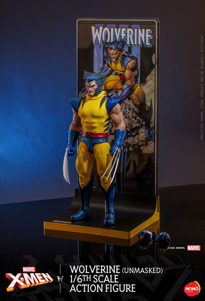 Marvel X-Men Action Figure 1/6 Wolverine (Unmasked) 28cm6