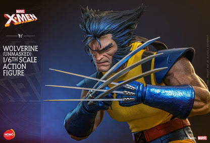 Marvel X-Men Action Figure 1/6 Wolverine (Unmasked) 28cm14