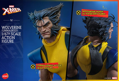 Marvel X-Men Action Figure 1/6 Wolverine (Unmasked) 28cm22