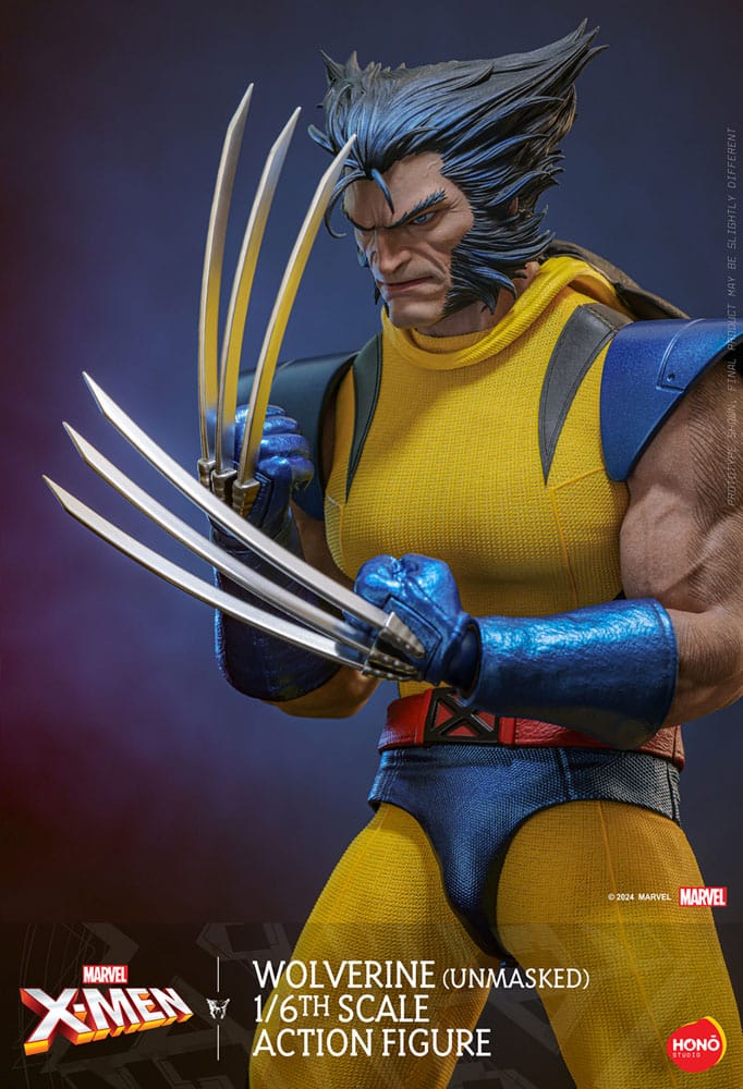 Marvel X-Men Action Figure 1/6 Wolverine (Unmasked) 28cm10