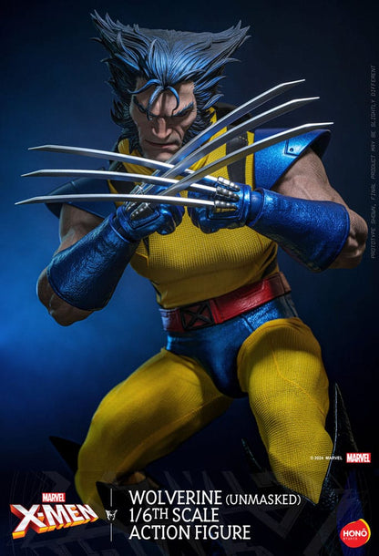 Marvel X-Men Action Figure 1/6 Wolverine (Unmasked) 28cm5