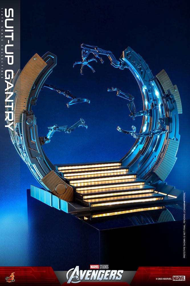 Marvel's The Avengers Accessories Collection Series Iron Man Suit-Up Gantry7