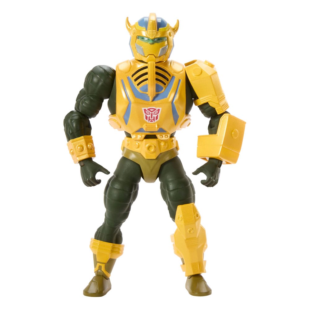 Masters of the Universe x Transformers Action Figure Bumblebee Armor Man-At-Arms heo European Exclusive 14cm1
