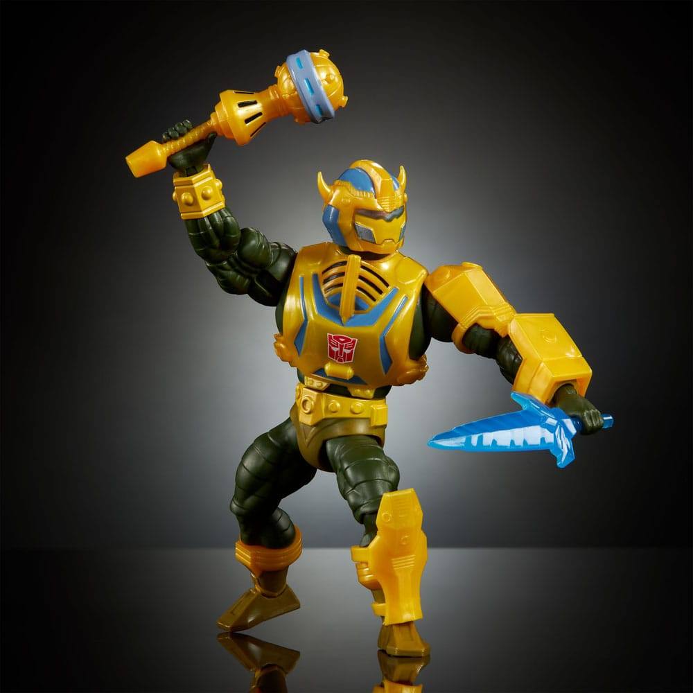 Masters of the Universe x Transformers Action Figure Bumblebee Armor Man-At-Arms heo European Exclusive 14cm4