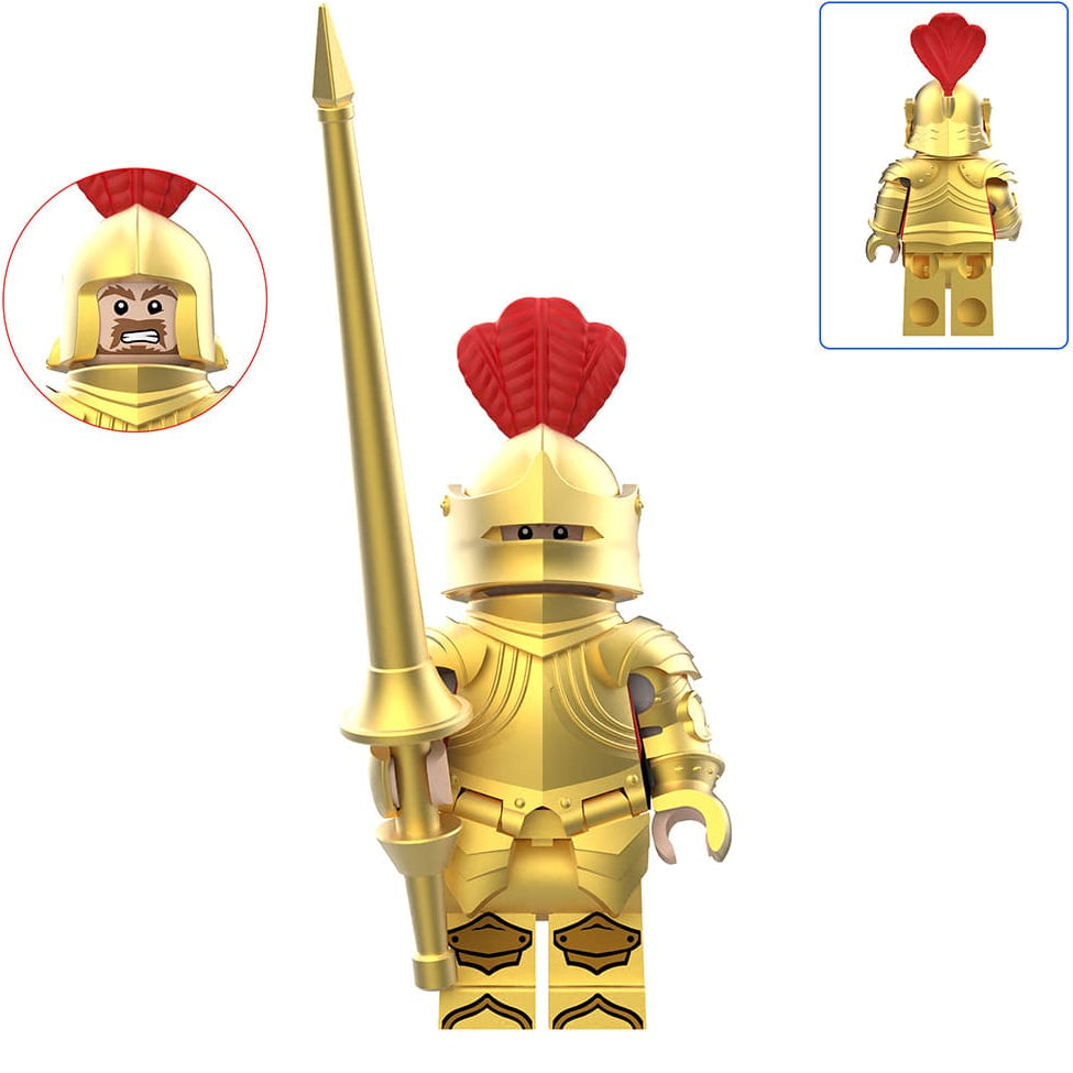 Goth Knight Custom Medieval Knight Minifigure1