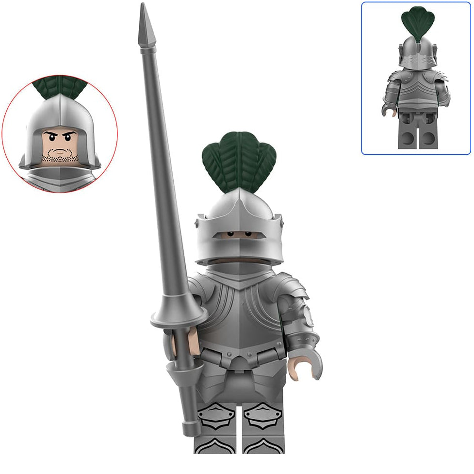 Goth Knight Custom Medieval Knight Minifigure1