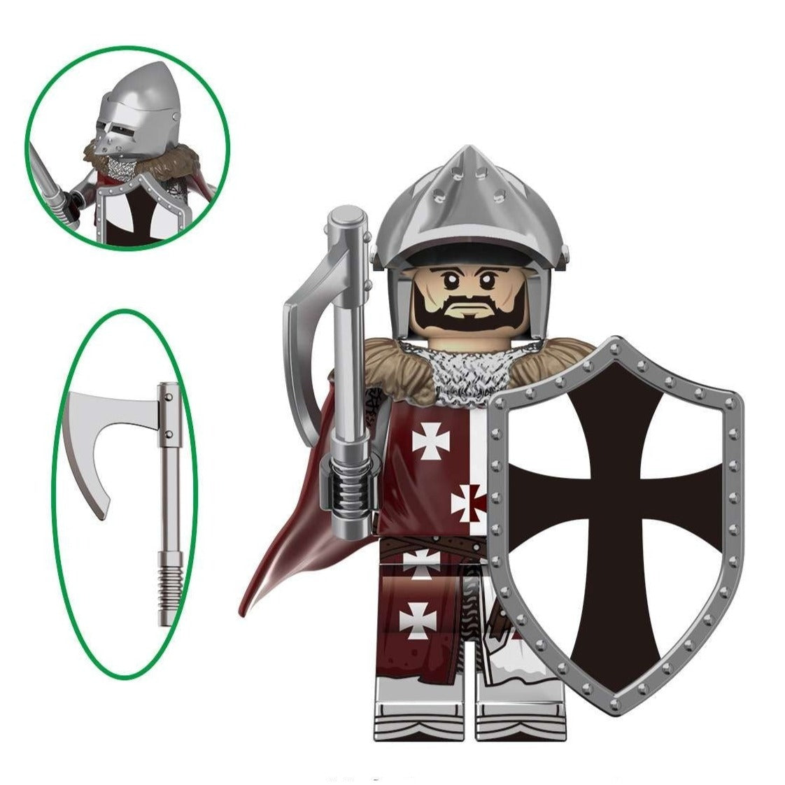 Knight of Tripoli Custom Crusade Minifigure1