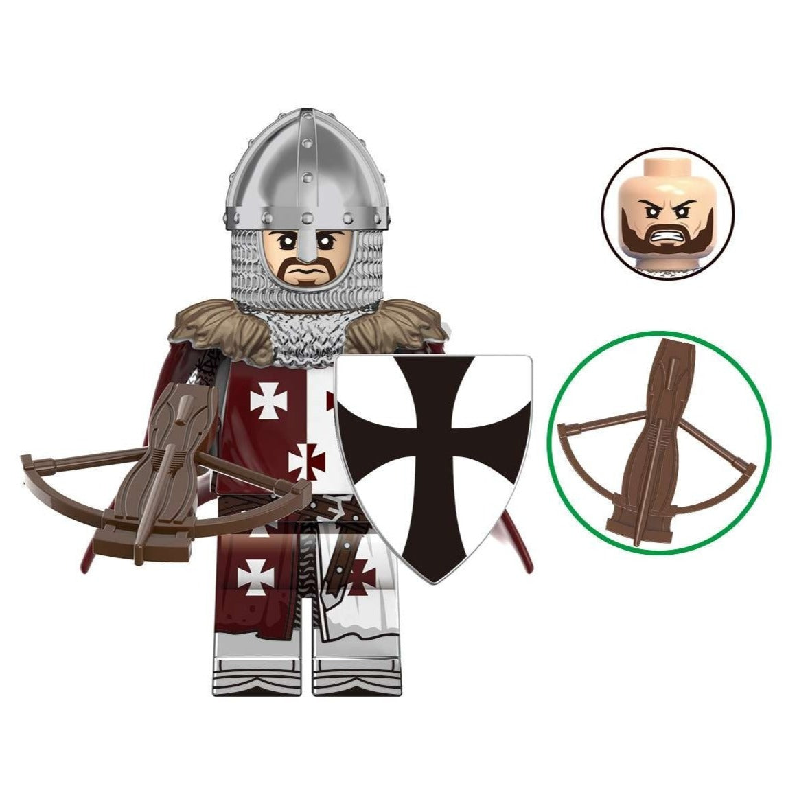 Knight of Tripoli Bowman Custom Crusade Minifigure1