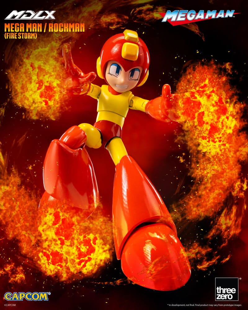Mega Man MDLX Action Figure Mega Man / Rockman (Fire Storm) 10cm10
