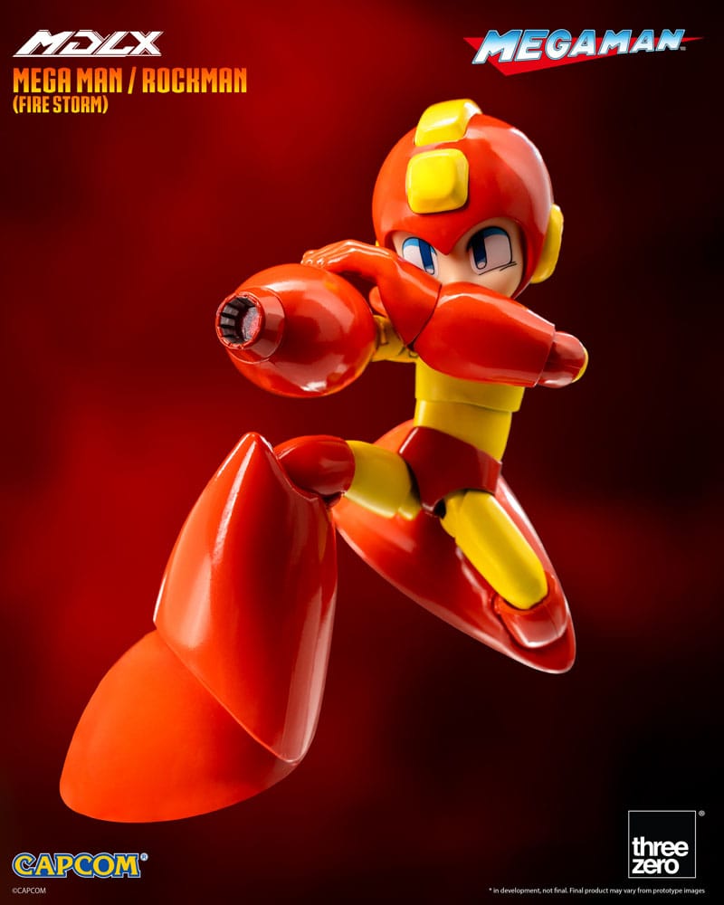 Mega Man MDLX Action Figure Mega Man / Rockman (Fire Storm) 10cm6
