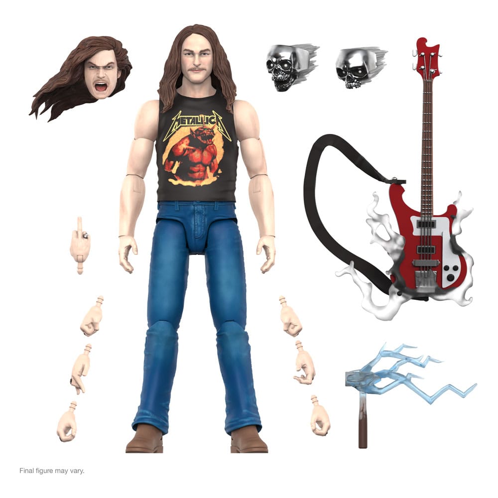 Metallica Ultimates Action Figure Wave 2 Cliff Burton 18cm2