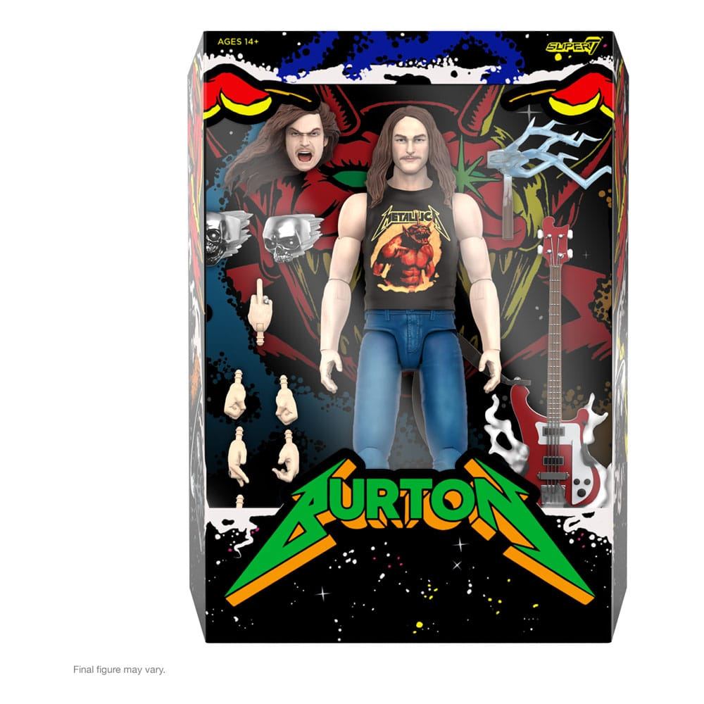 Metallica Ultimates Action Figure Wave 2 Cliff Burton 18cm4