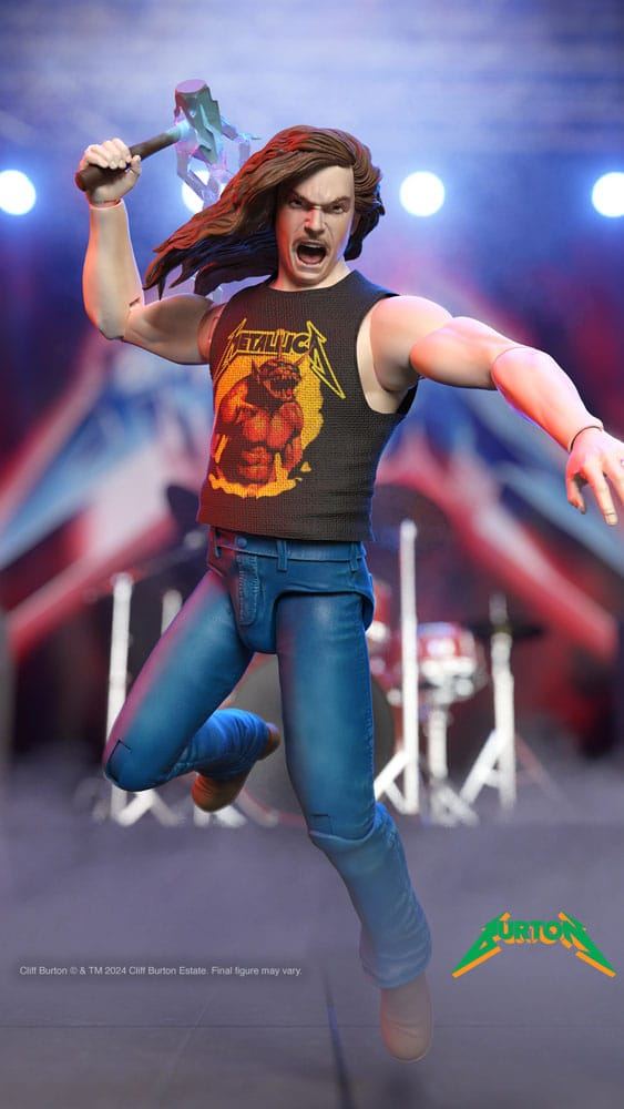 Metallica Ultimates Action Figure Wave 2 Cliff Burton 18cm12