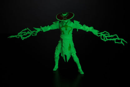 Mortal Kombat Action Figure Glow in the Dark Edition Raiden (Gold Label) 18cm13