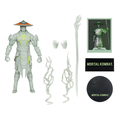 Mortal Kombat Action Figure Glow in the Dark Edition Raiden (Gold Label) 18cm3