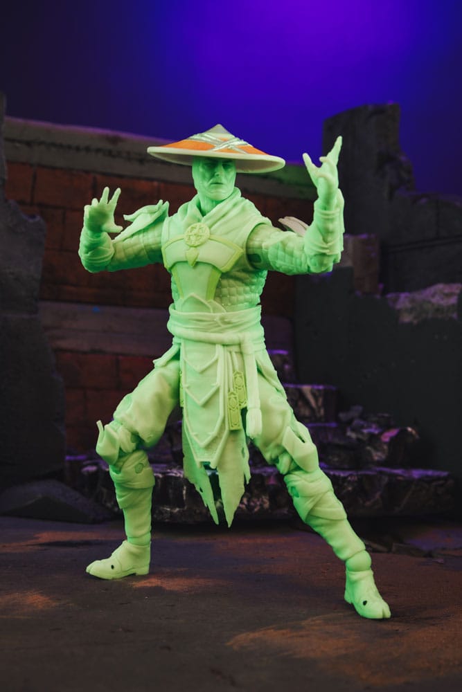 Mortal Kombat Action Figure Glow in the Dark Edition Raiden (Gold Label) 18cm15