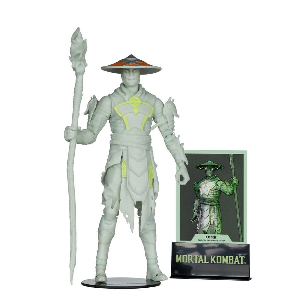Mortal Kombat Action Figure Glow in the Dark Edition Raiden (Gold Label) 18cm2