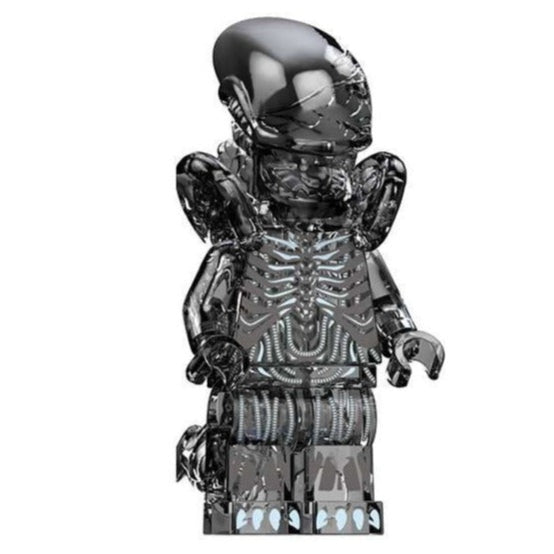 Aliens Transparent Black Xenomorph Minifigure1